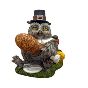 Lil Whoots Happy Owlidays Owl Thanksgiving Hamilton Collection Giving Owl Thanks